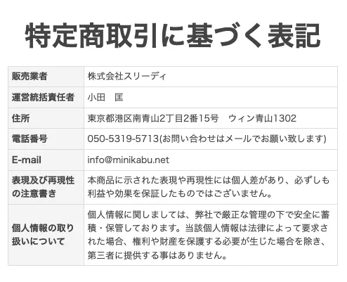 3次元ベータトレードの特商法表記で利益や効果を保証しないと記載されている注意書きの画面2